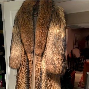 Finnish Racoon Canadian Made Fur Coat